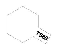 TS-80, Flat Clear Spray, 100 ml., Tamiya.