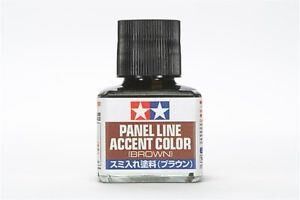 87132, Panel Line Accent Color (Brown), Tamiya. 