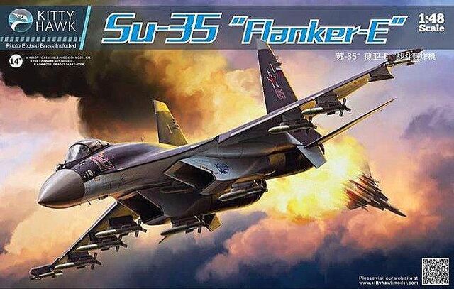 80142, Su-35 "Flanker-E", 1/48, Kitty Hawk.