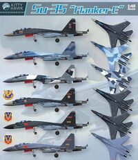 80142, Su-35 "Flanker-E", 1/48, Kitty Hawk.