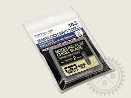 74143, Modeling Flat Chisel Blade, Tamiya.