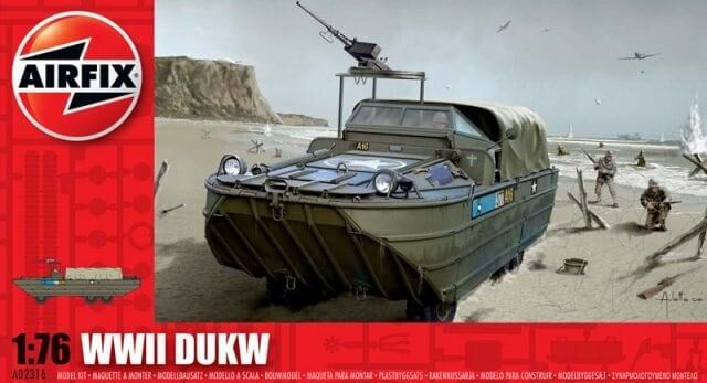 A02316, WWII Dukw, 1/76, Airfix.