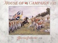 65, British Infantry 1775, 1/72, House of Campaign.
