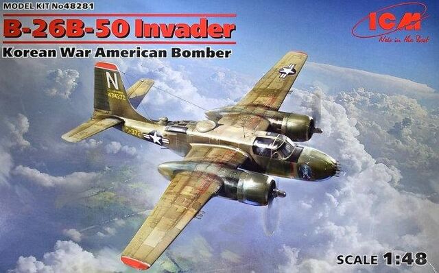 48281, B-26B-50 Invader, 1/48, ICM.