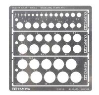74150, Modeling Template (Round, 1-12.5mm), Tamiya. 74150, Modeling Template (Round, 1-12.5mm), Tamiya.