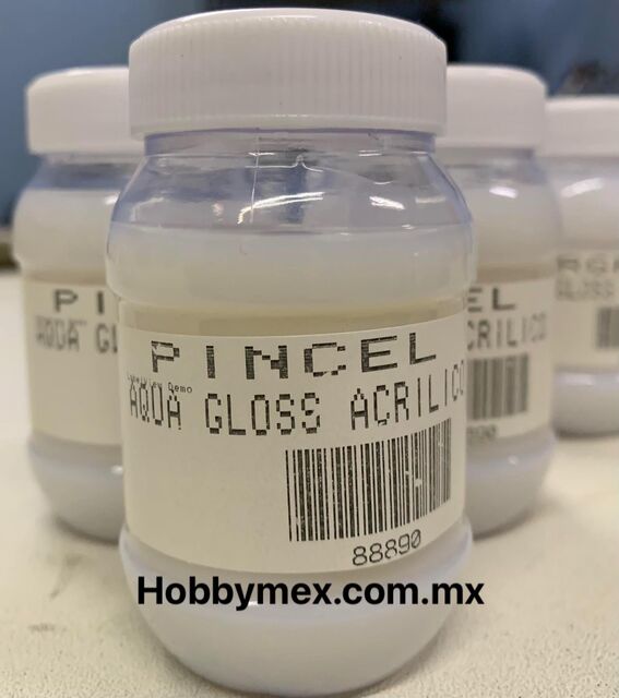 88890, Aqua Gloss Acrilico para Pincel, Equiv.