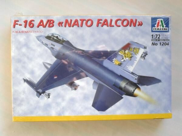 1204, F-16 A/B "Nato Falcon", 1/72, Italeri.