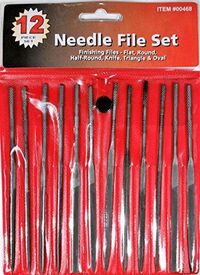 56743, Needle File Set 12 pc. Pittsburgh.