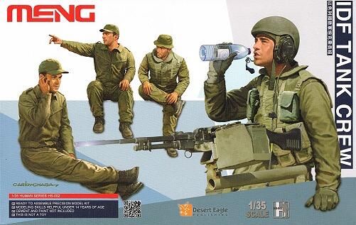 HS002, IDF Tank Crew, 1/35, Meng.