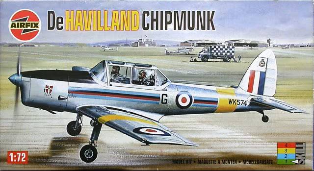 01054, DeHavilland Chipmunk, 1/72, Airfix.