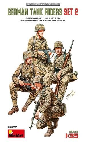 35377, German Tank Riders Set2, 1/35, MiniArt.