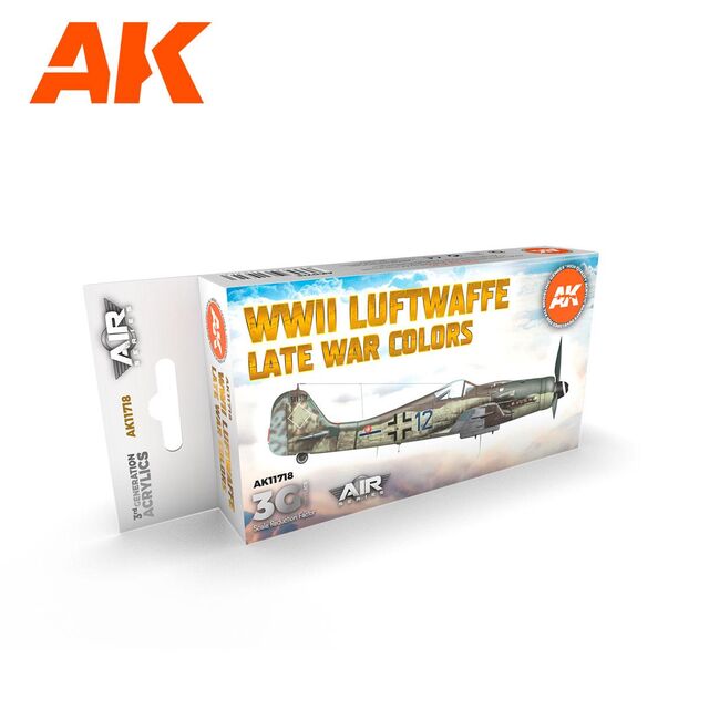 11718, WWII Luftwaffe Late War Colors, AK Interactive.
