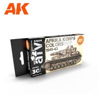 11652, Afrika Korps Colors 1941-43, AK Interactive. 11652, Afrika Korps Colors 1941-43, AK Interactive.