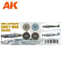 AK11716, 3G Special Set, WWII Luftwaffe Early War Color, AK Interactive.