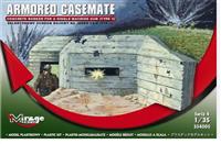 354005, Armored Casemate Concrete Bunker for a Single Machine Gun (Type 3), Mirage Hobby. 354005, Armored Casemate Concrete Bunker for a Single Machine Gun (Type 3), Mirage Hobby.