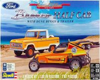 72288, Bronco Half Cab with Dune Buggy & Trailer, 1/25, Revell.