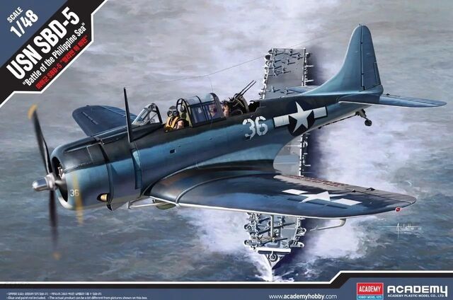 12329, USN SBD-5 "Battle of the Philippine Sea, 1/48, Academy