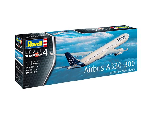 03816, Airbus A330-300 Lufthansa New Livery, 1/144, Revell.