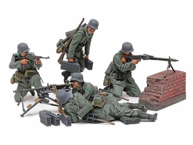 35386, German Machine Gun Team (MID-WWII), 1/35, Tamiya.