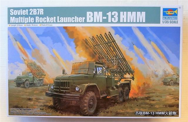 1062, Soviet 2B7R Multiple Rocket Laucher BM-13 HMM, 1/35, Trumpeter.
