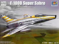 01649, F-100D Super Sabre, 1/72, Trumpeter.