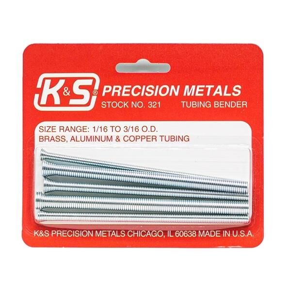 321, Turbing Bender Metal 1/16 to 3/16, K&S Metals.