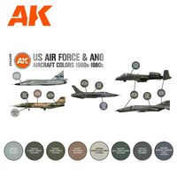 11747, US Air Force & Ang Aircraft Colors 1960s-1980s, AK Interactive.