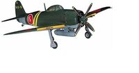 00136, Kawanishi N1K2-J Shidenkai [George] Japanese Navy Interceptor, 1/72, Hasegawa.