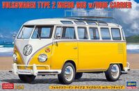 20689, Volkswagen Type 2 Micro Bus w/Roof Carrier, 1/24, Hasegawa.