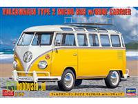 20689, Volkswagen Type 2 Micro Bus w/Roof Carrier, 1/24, Hasegawa.