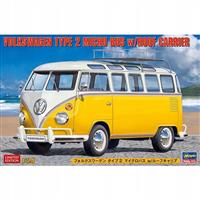 20689, Volkswagen Type 2 Micro Bus w/Roof Carrier, 1/24, Hasegawa.