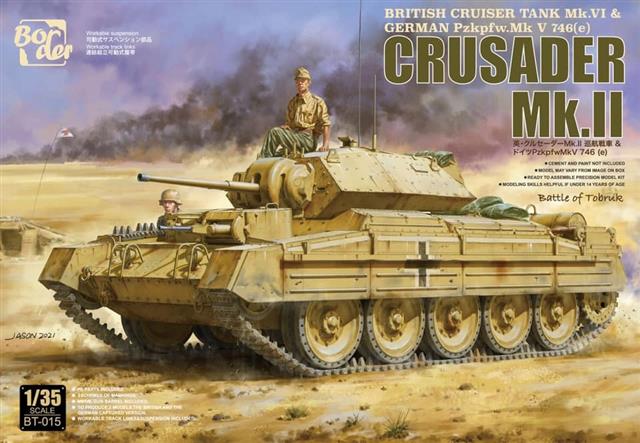 BT015, CrusaderMk. II, 1/35, Border.