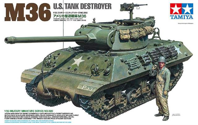 35390, M36 U.S. Tank Destroyer, 1/35, Tamiya.