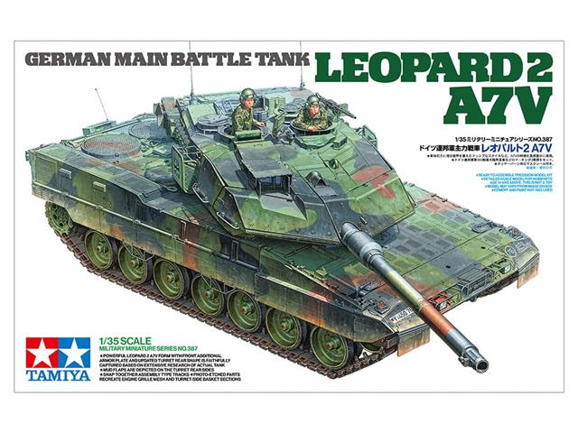 35387, German Main Battle Tank Leopard 2 A7V, 1/35,Tamiya.