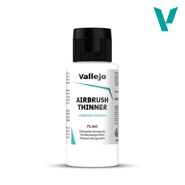 71631, Airbush Thinner Airbush Medium 60ml, Vallejo.