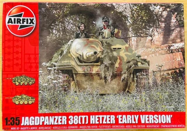 A1355, Jadgpanzer 38(T) Hertzer "Early Version", 1/35, Academy.