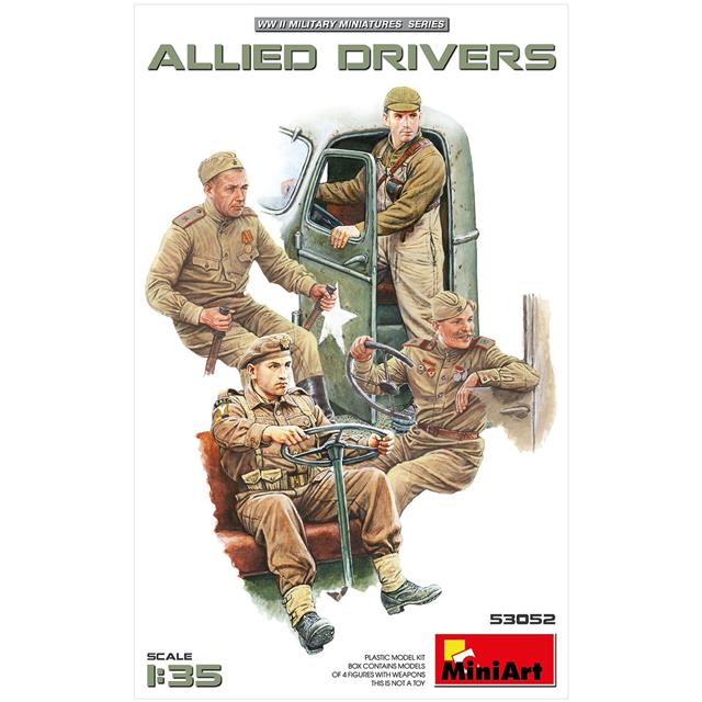 53052, Allied Drivers, 1/35, MiniArt.