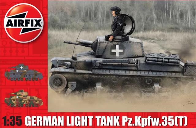 1362, German Light Tank Pz.Kpfw.35(T), 1/35, Airfix.