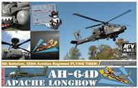 72S01, AH-64D Apache Longbow 8th Batalion, 229th Aviation Regiment, 1/72, AFV Club. 72S01, AH-64D Apache Longbow 8th Batalion, 229th Aviation Regiment, 1/72, AFV Club.