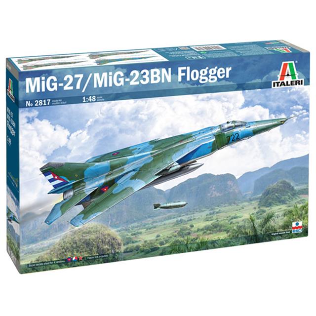 2817, MiG27/MiG -23BN Flogger, 1/48, Italeri.