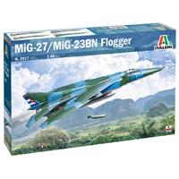 2817, MiG27/MiG -23BN Flogger, 1/48, Italeri.