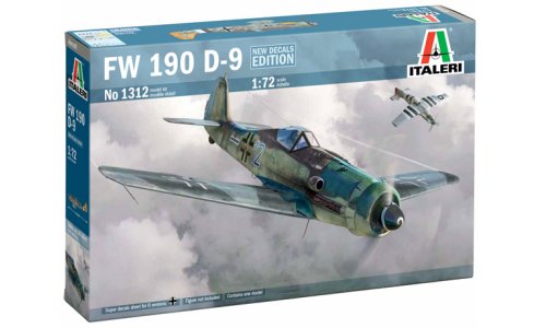 1312, FW 190 D-9, 1/72, Italeri.
