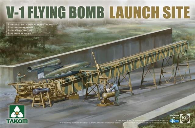 2152, V-1 Flying Bomb Launch Site, 1/35, Takom.