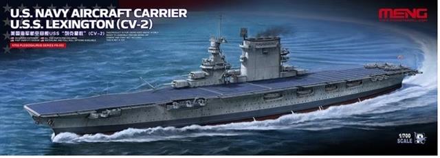 PS-002, U.S. Navy Aircraft Carrier U.S.S. Lexington (CV-2), 1/700, Meng.