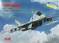 72143, Mig-29 UkrainianFigther with Harm, 1/72, ICM.