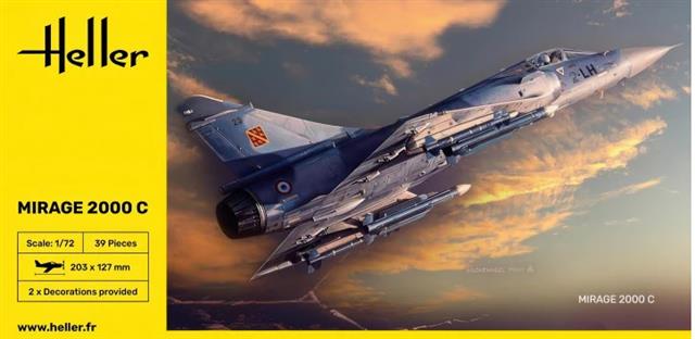 80303, Mirage 2000 C, 1/72, Heller.