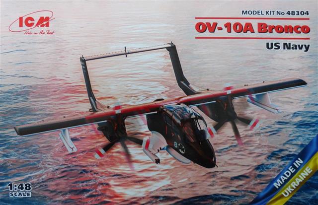 48304, Bronco OV-10A US Navy, 1/48, Icm.
