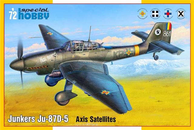 72448, Junkers Ju-87D-5 'Axis Satellites',1/72, Special Hobby.