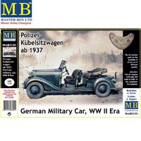 35101, German Military Car, WWII Era, 1/35, Master Box.