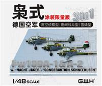 S4820 Fw189A- 1&A-2 w/"Nacht Jager"."Sounderaktion Schneekufen", 1/48, S4820 Fw189A- 1&A-2 w/"Nacht Jager"."Sounderaktion Schneekufen", 1/48,